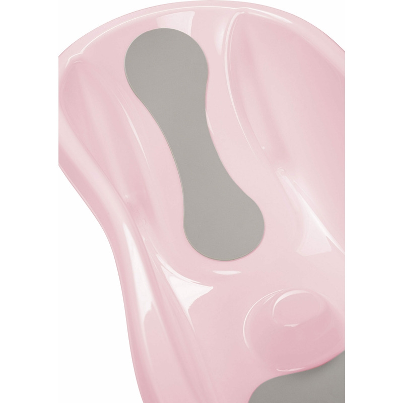 Cadita, Cu doua parti antiderapante, Cu dop, Conform cu standardul european de securitate EN 17072:2018, FreeON, 81x41x24 cm, Pink