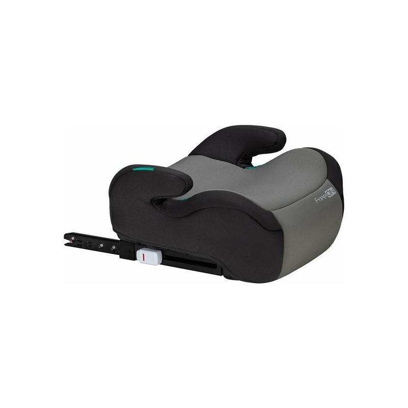 Inaltator auto, Taurus Fix, Cu isofix, Potrivit pentru copiii intre 125 si 150 cm, FreeON, Conform cu standardul european de securitate ECE R129, Gray