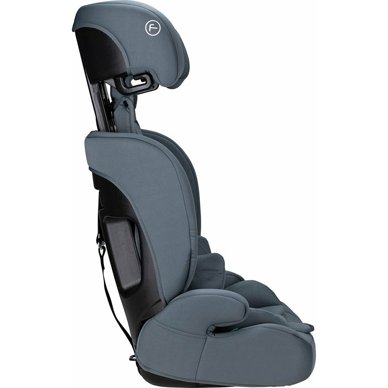 Scaun auto pentru copii, Uran, I-Size, 76 - 150 cm/ 1 - 12 ani, Cu tetiera reglabila in 14 pozitii, Conform cu standardul european de securitate ECE R129, FreeON, Dark Grey