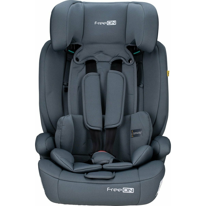 Scaun auto pentru copii, Uran, I-Size, 76 - 150 cm/ 1 - 12 ani, Cu tetiera reglabila in 14 pozitii, Conform cu standardul european de securitate ECE R129, FreeON, Dark Grey