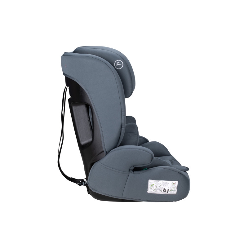 Scaun auto pentru copii, Uran, I-Size, 76 - 150 cm/ 1 - 12 ani, Cu tetiera reglabila in 14 pozitii, Conform cu standardul european de securitate ECE R129, FreeON, Dark Grey