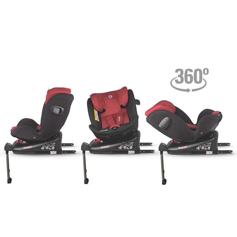 Scaun auto iSize 40-150 cm Coccolle Vigo Poppy red