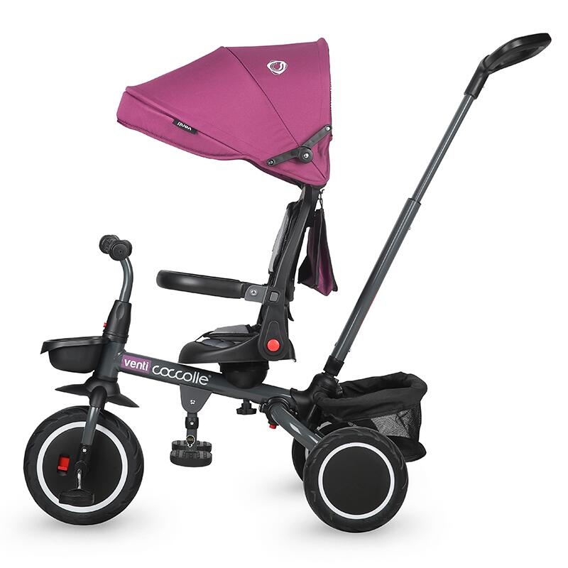 Tricicleta multifunctionala Coccolle Venti Magenta