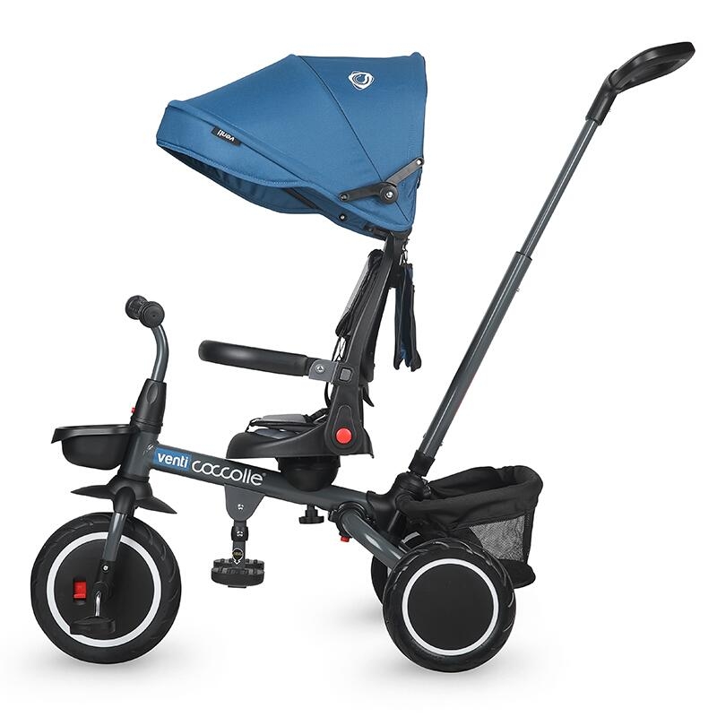 Tricicleta multifunctionala Coccolle Venti Navy blue