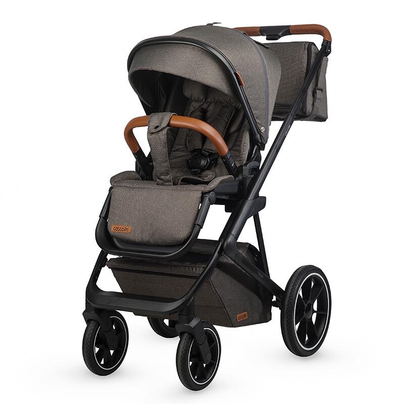 Carucior modular 2in1 C Nessia Anthracite+Balansoar bebelusi C Velio Butternut
