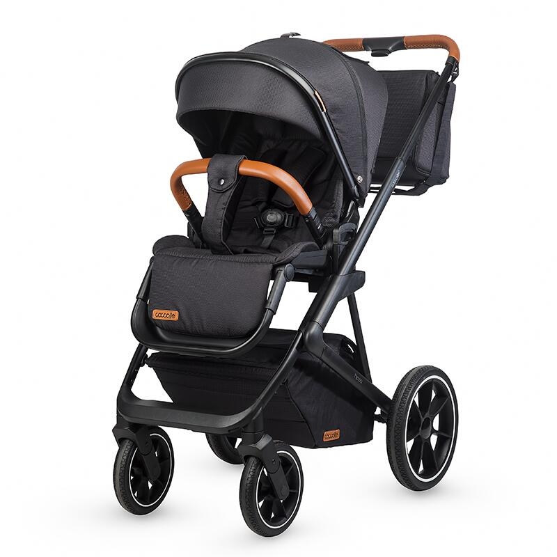 Carucior modular 2in1 C Nessia Diamond black+Balansoar bebelusi C Velio Butternut