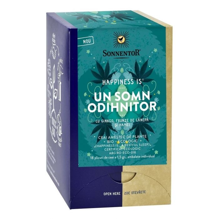 Sonnentor - Ceai Happines is...un somn odihnitor eco 18plicuri