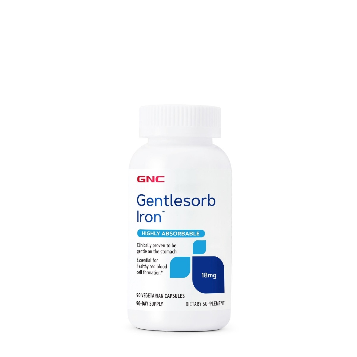 GNC - Gentlesorb Iron 18mg 90caps