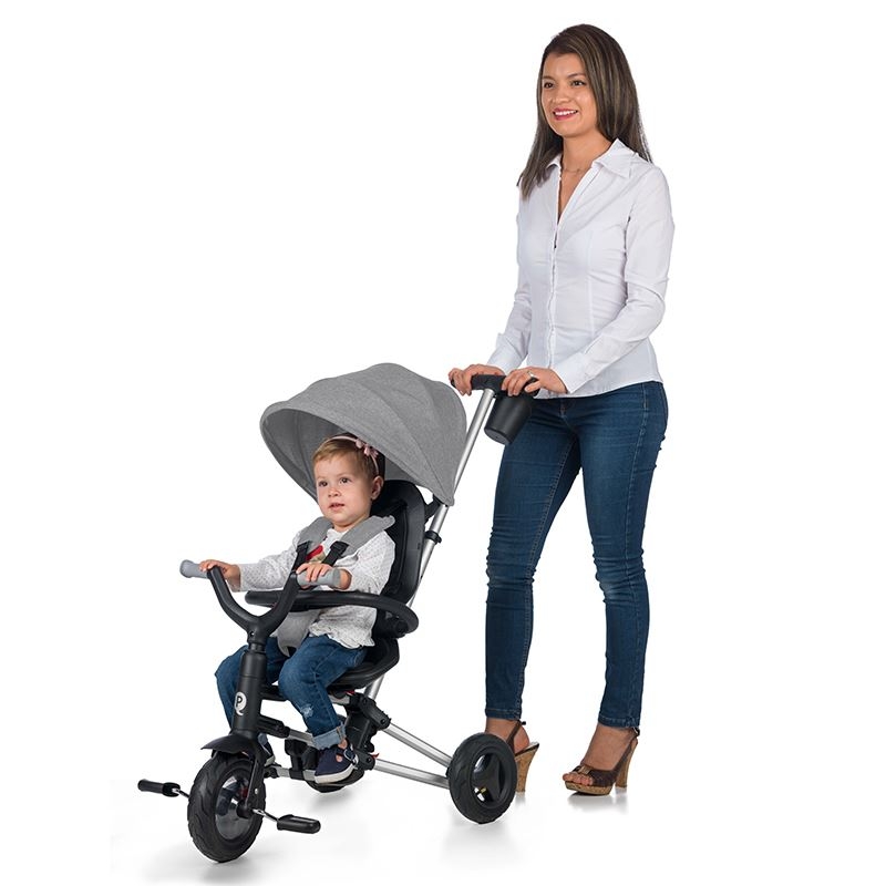 Tricicleta ultrapliabila Qplay Nova gri