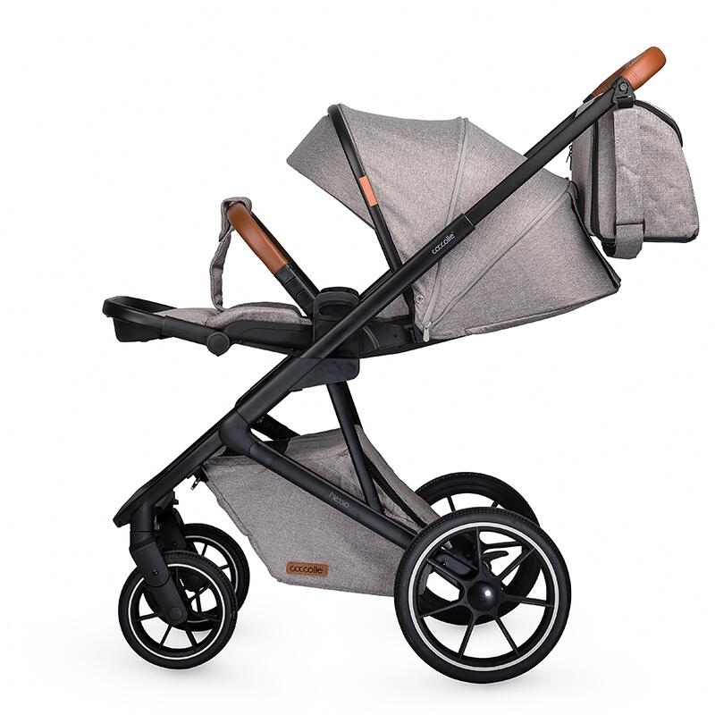 Carucior modular 2in1 Coccolle Nessia Lunar rock+Balansoar bebelusi C Velio Butternut