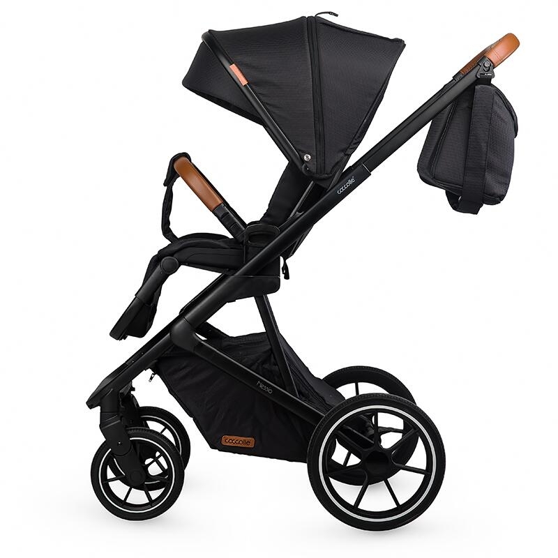 Sistem modular 3in1 Coccolle Nessia Diamond black + Scoica auto Coccolle Knox Anthracite