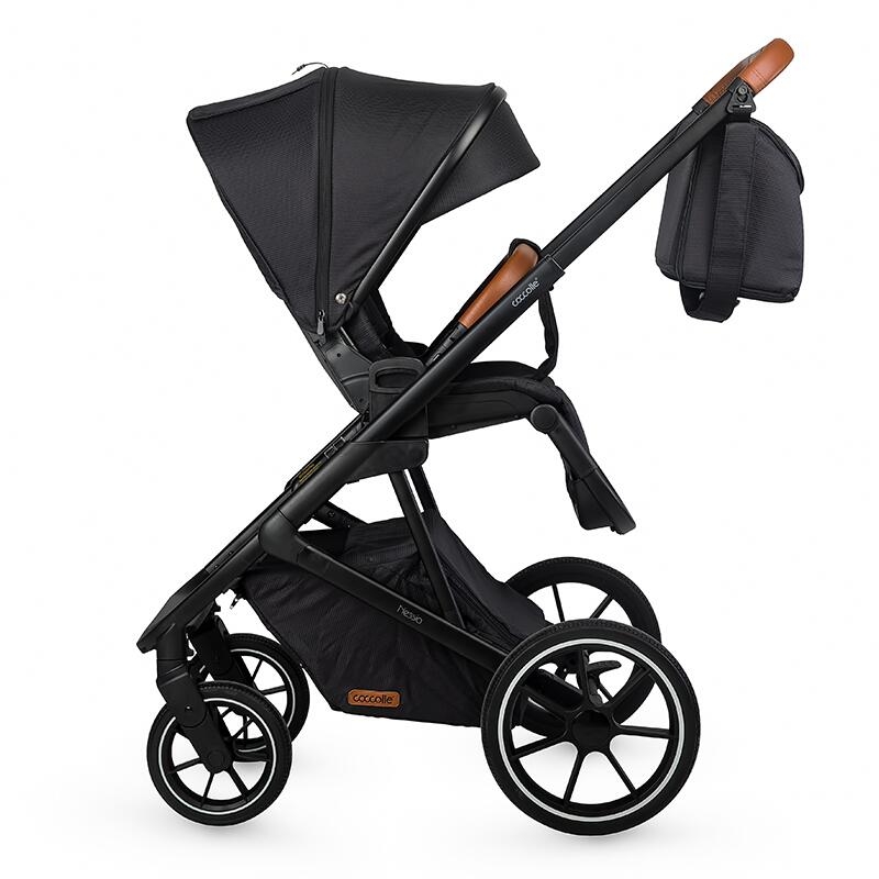 Carucior modular 2in1 C Nessia Diamond black+Balansoar bebelusi C Velio Butternut