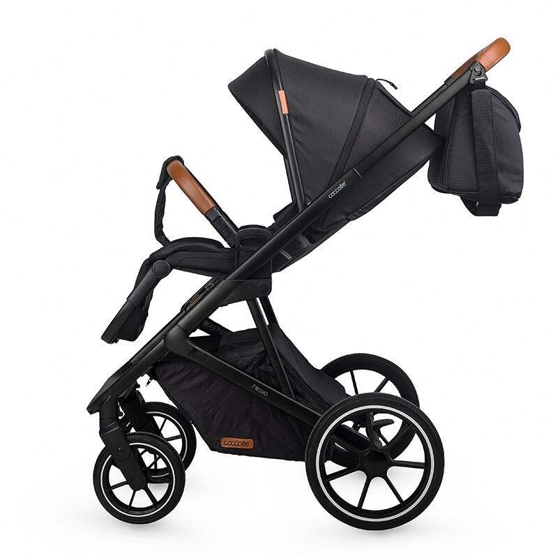 Sistem modular 3in1 Coccolle Nessia Diamond black + Scoica auto Coccolle Knox Anthracite
