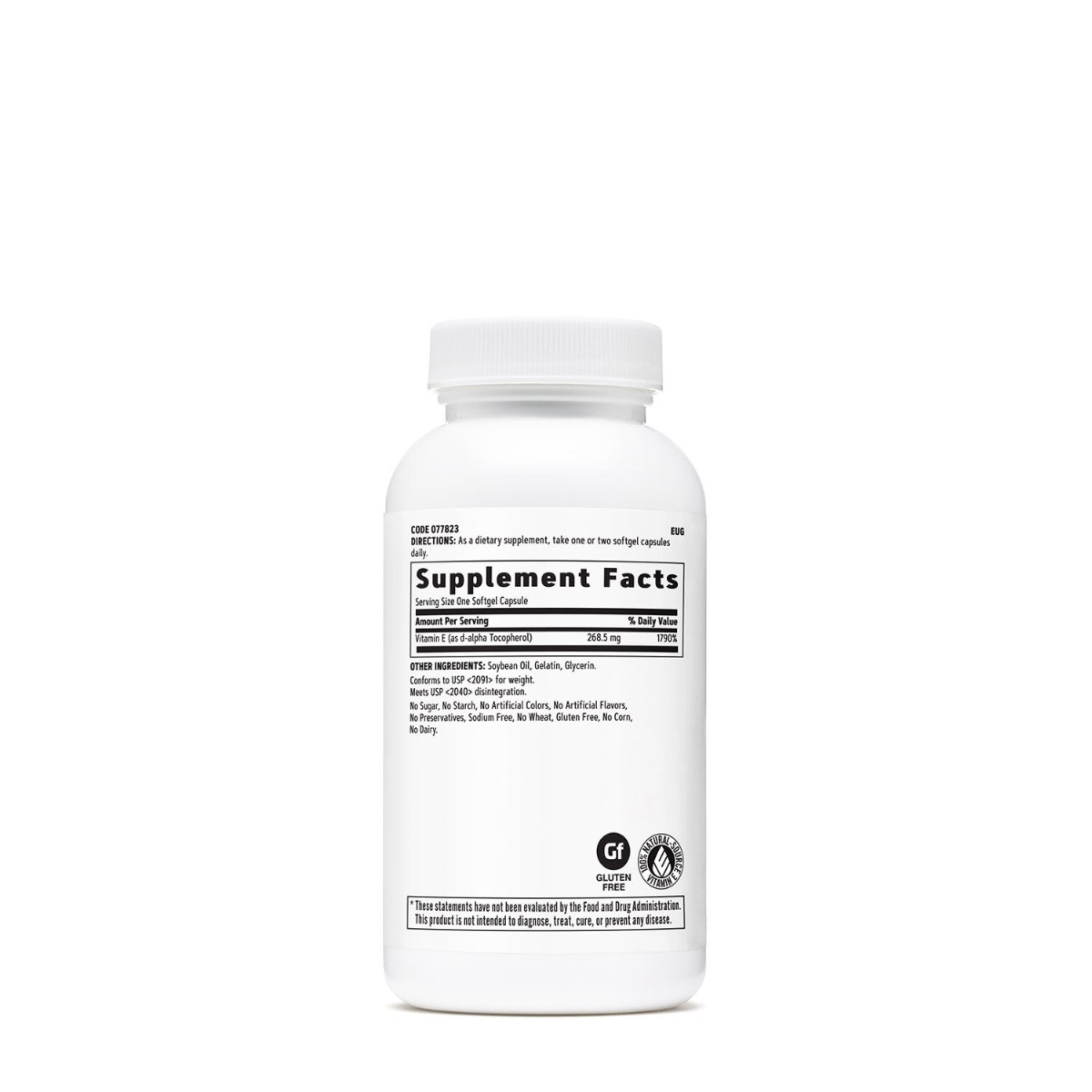 Vitamina E 400 UI, 180 capsule, GNC