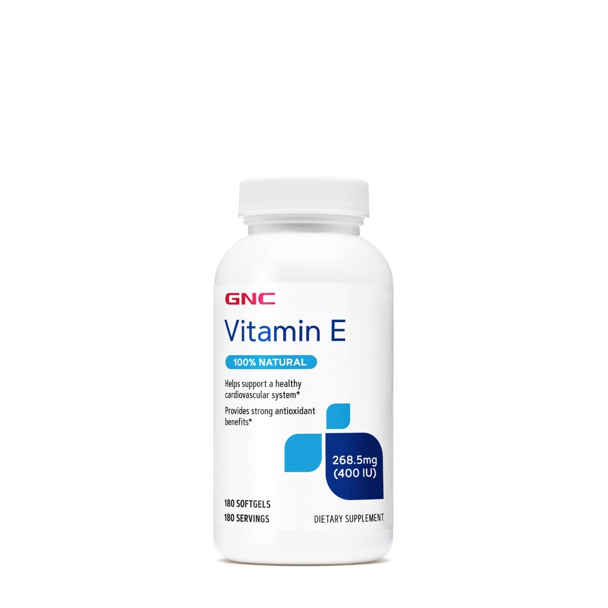 Vitamina E 400 UI, 180 capsule, GNC