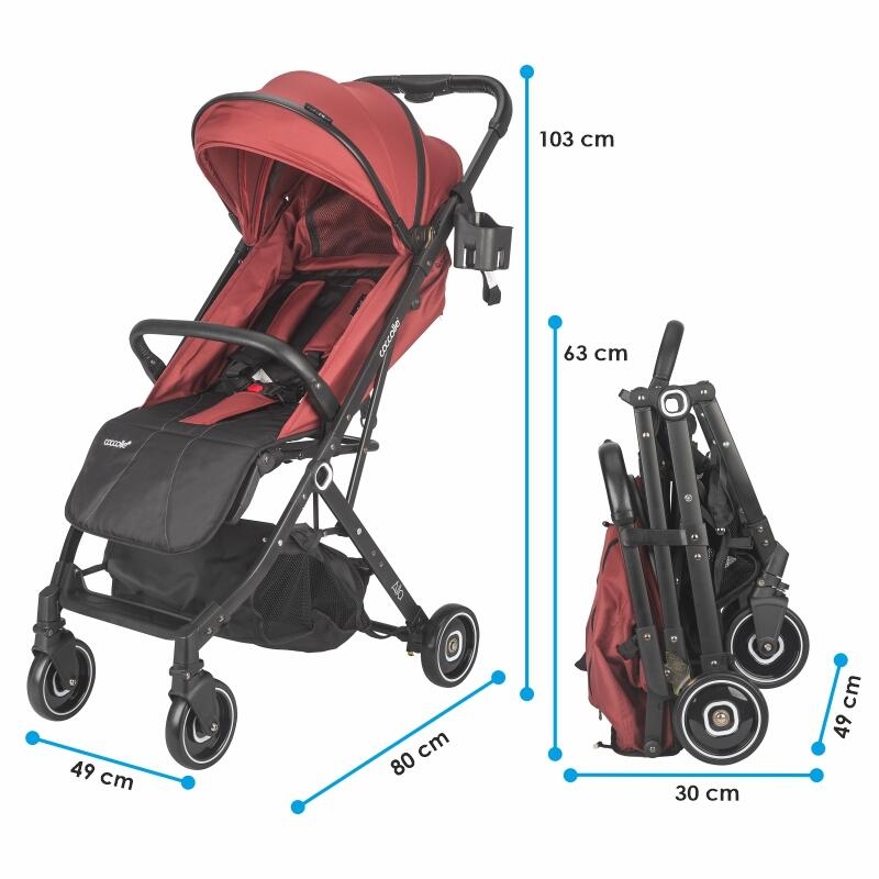 Carucior sport Coccolle Alla Mahogany brown