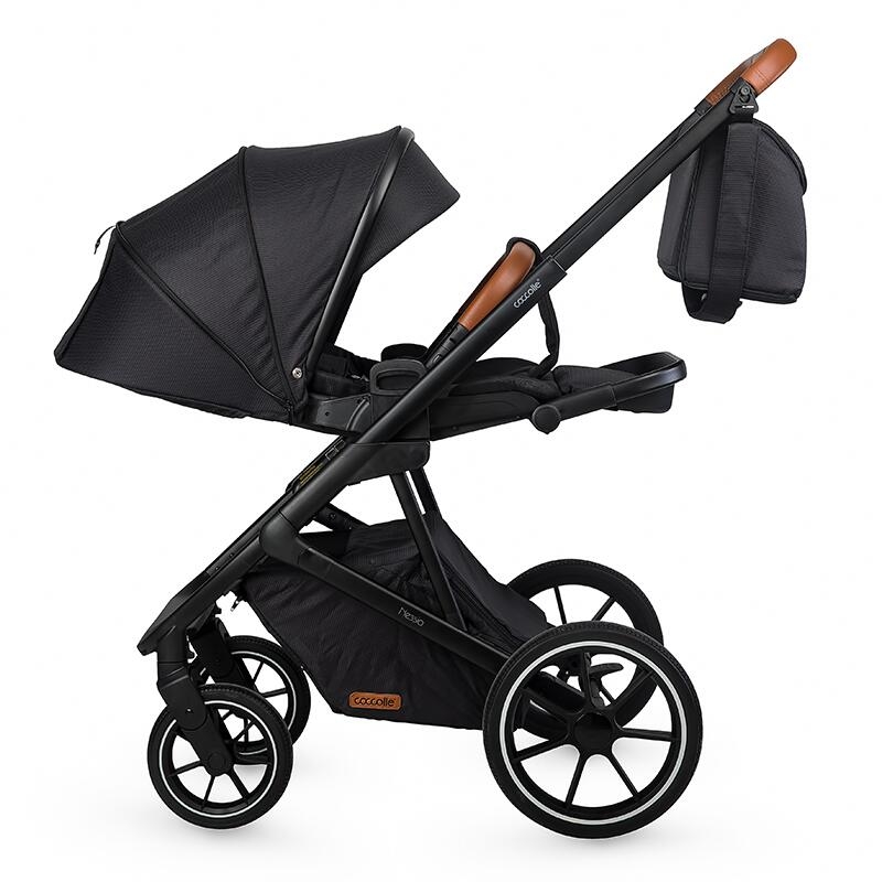 Carucior modular 2in1 C Nessia Diamond black+Balansoar bebelusi C Velio Butternut