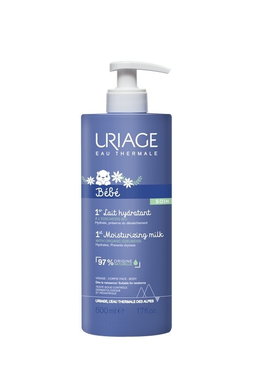 Lapte hidratant 1-ere Bebe, 500 ml, Uriage