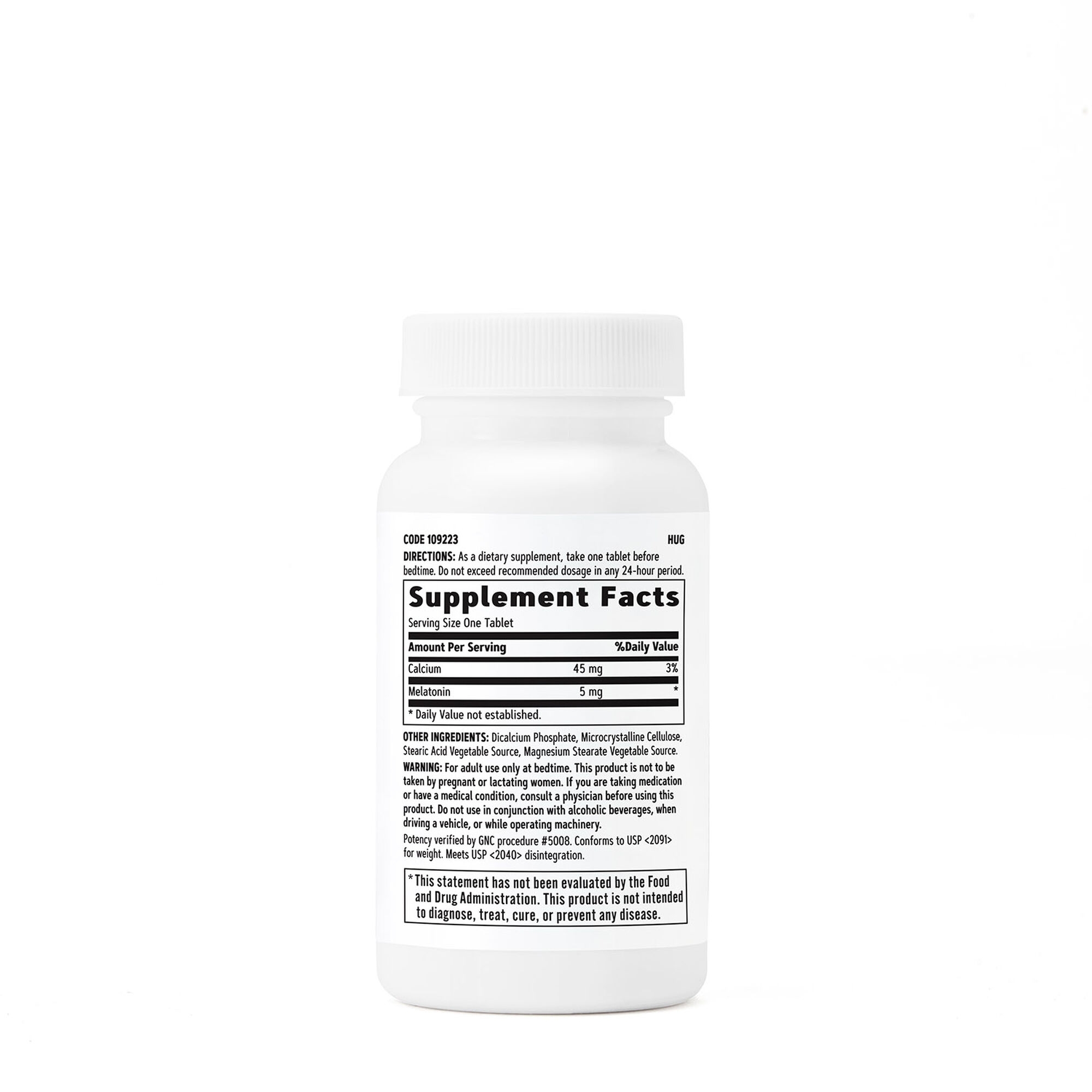Melatonina 5 mg, 60 tablete, GNC