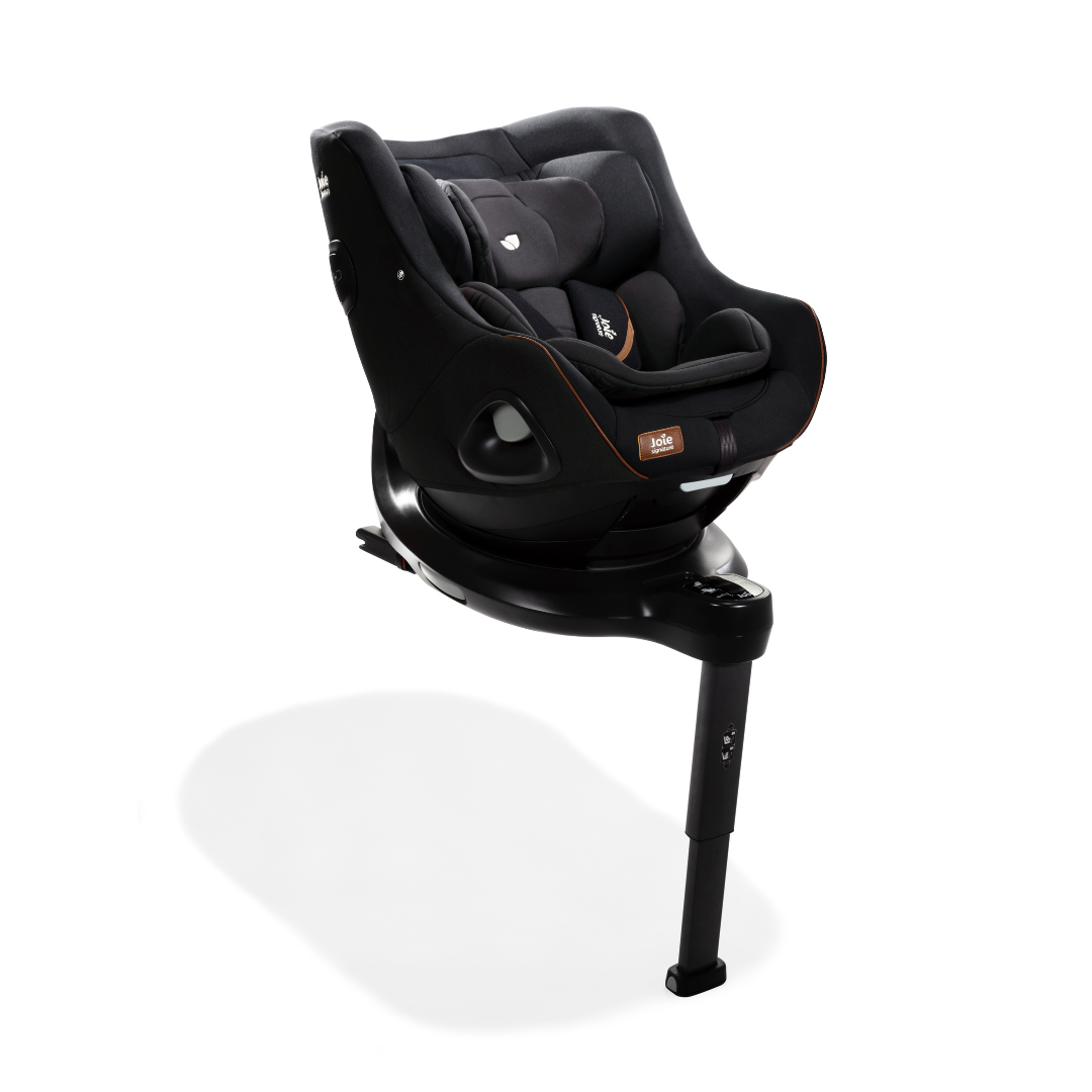 Set scaun auto rotativ i-Size Joie i-Harbour Signature Eclipse, 40-105 cm + Baza i-Size i-Base Encore, testat ADAC si certificat R129, Joie