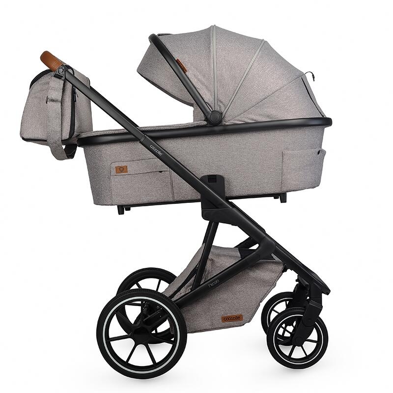 Carucior modular 2in1 Coccolle Nessia Lunar rock+Balansoar bebelusi C Velio Butternut