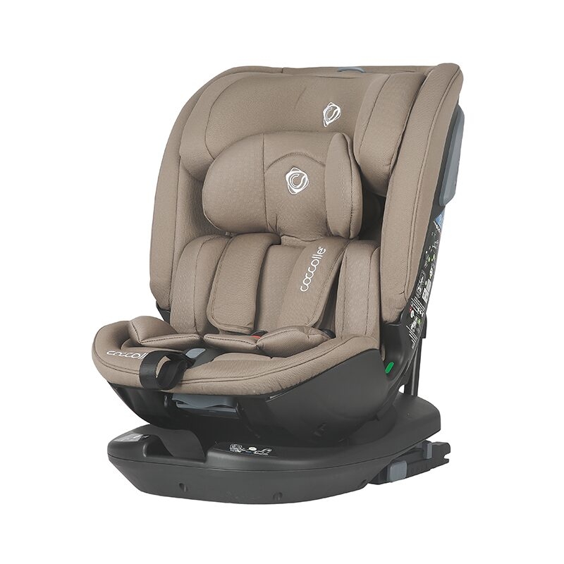 Scaun auto rotativ iSize Coccolle Velsa Taupe brown