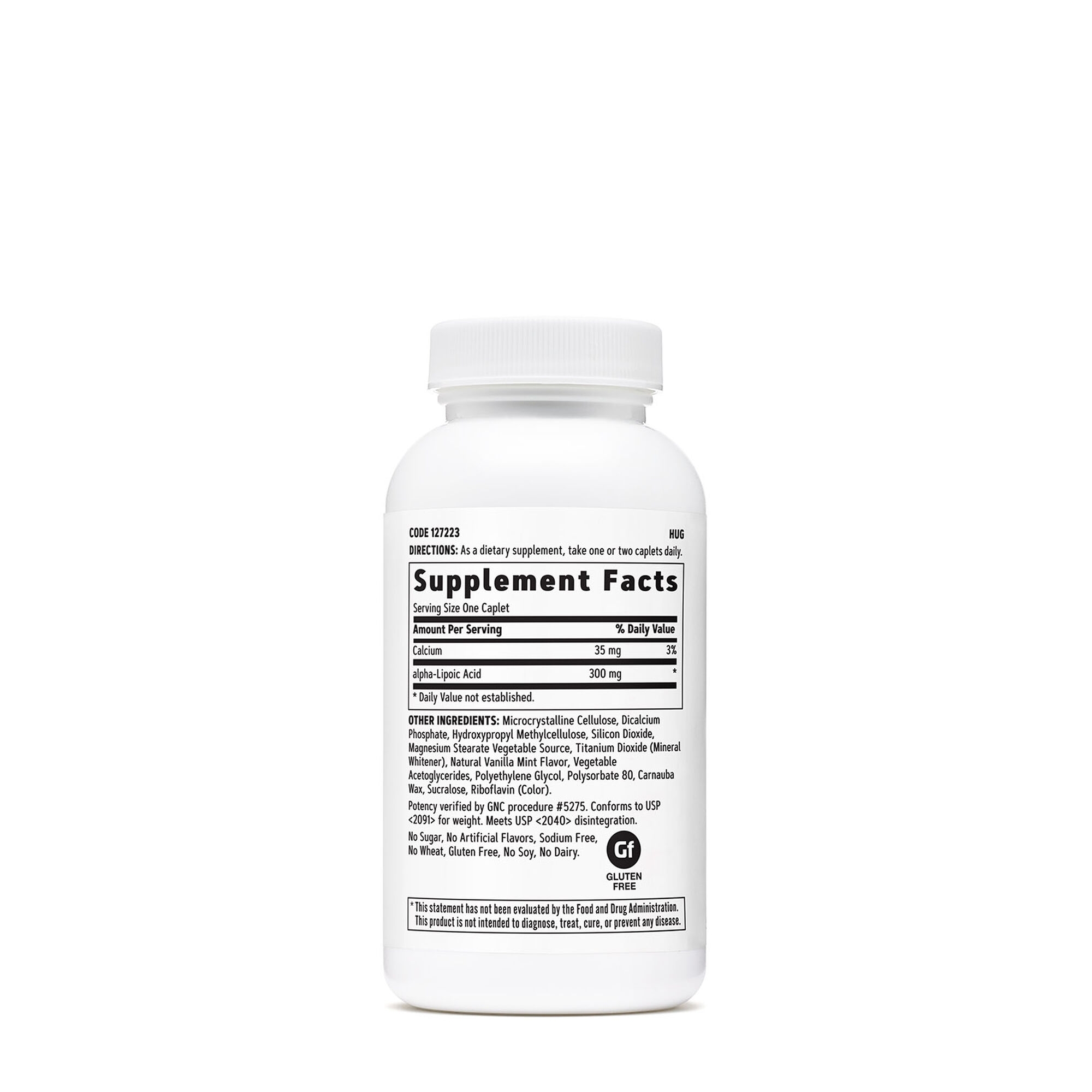 ALA Acid alfa lipoic 300 g, 60 tablete, GNC
