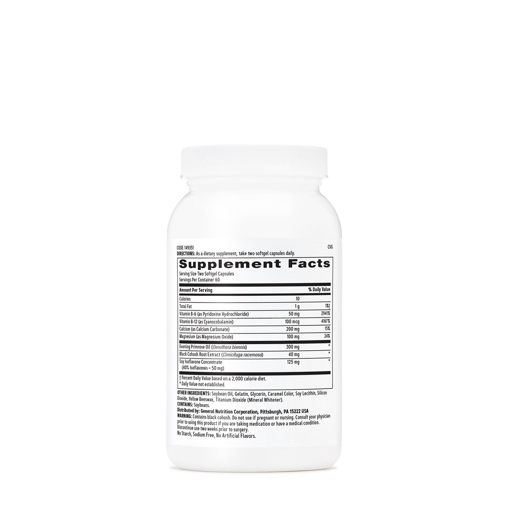 Fitoestrogen formula pentru femei, 120 capsule, GNC