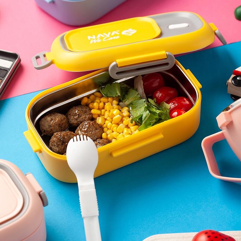Lunchbox Nava We care 800 ml albastru