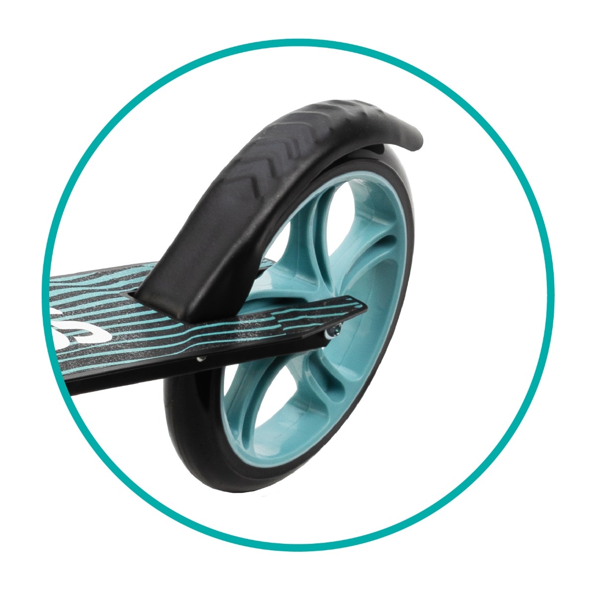 Trotineta freestyle, QKIDS, WEISS Green, Ghidon reglabil pe 3 trepte, Amortizor Easy&Up, Platforma anti-derapanta, Pliabila, Aluminiu