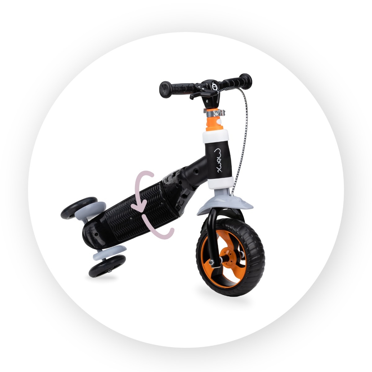 Trotineta transformabila 2 in 1 MoMi ELIOS Black