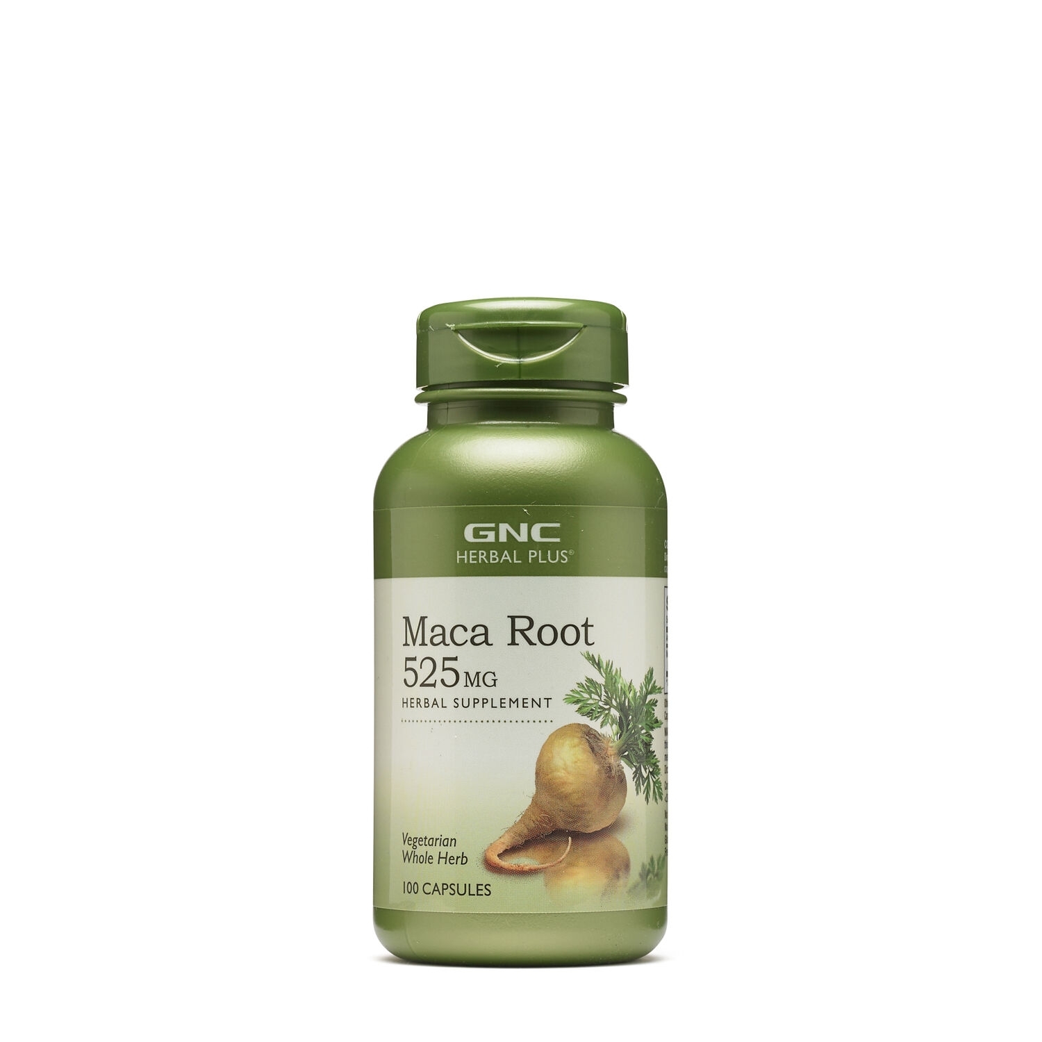 Radacina de maca 525 mg Herbal Plus, 100 capsule, GNC