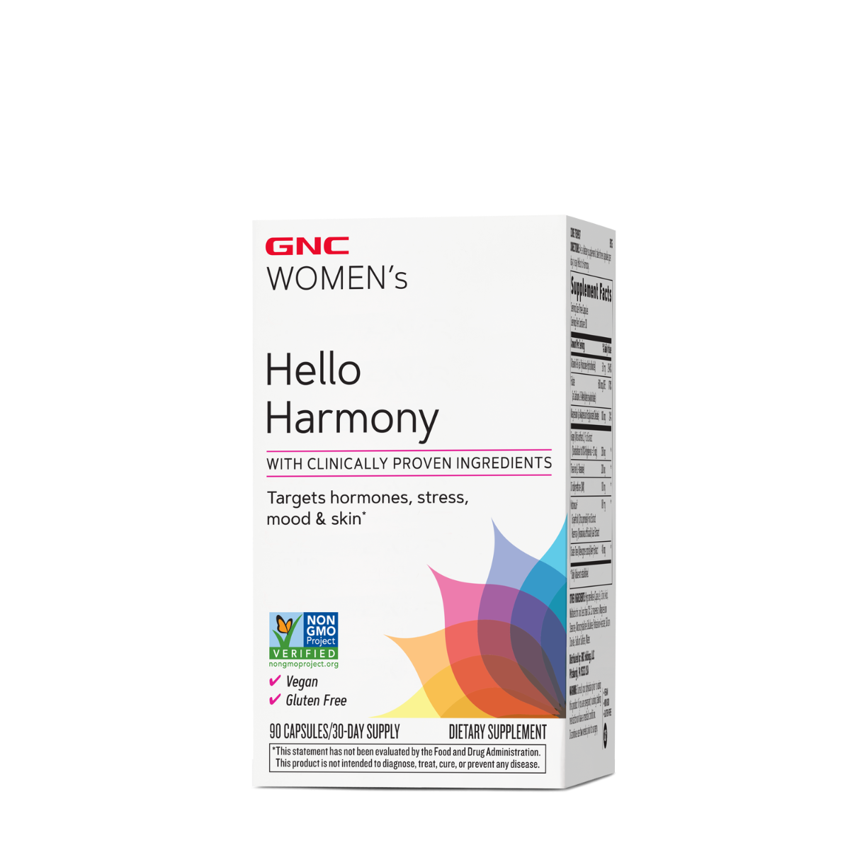 Formula pentru echilibrul hormonal, emotional si elasticitatea pielii femeilor Women`s Hello Harmony PMS, 90 capsule, GNC