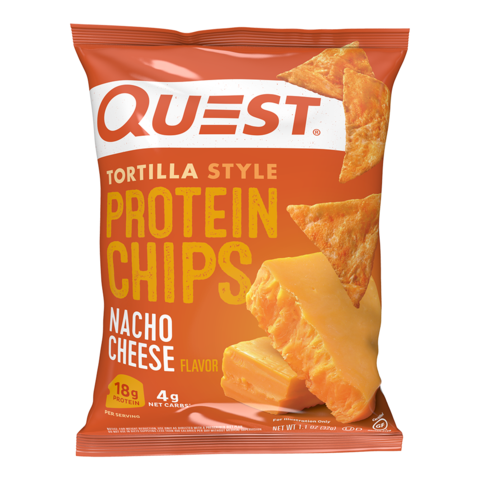 Chipsuri proteice cu aroma de branza nacho, 32 g, Quest