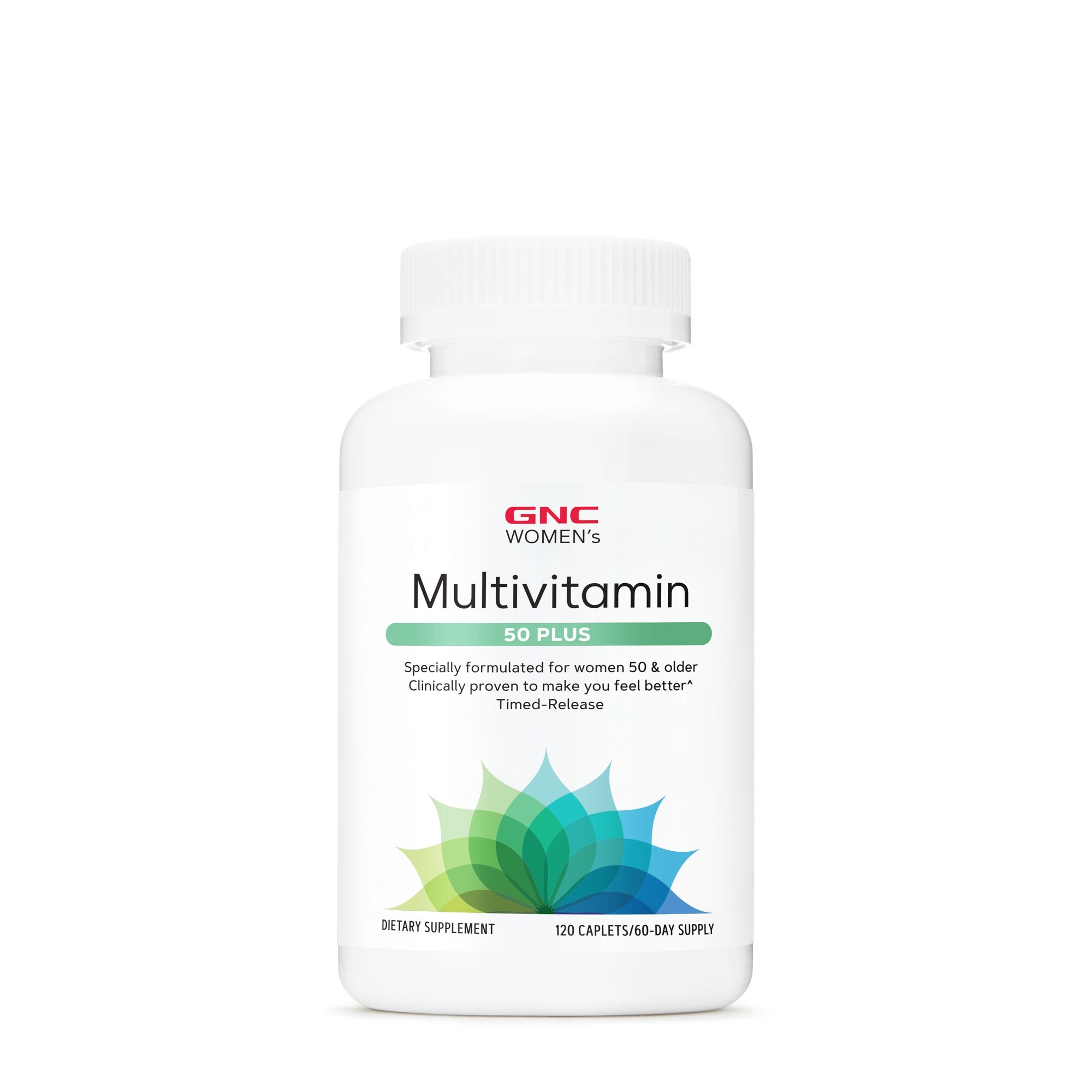 Multivitamine si minerale pentru femei Women`s 50 Plus, 120 capsule, GNC