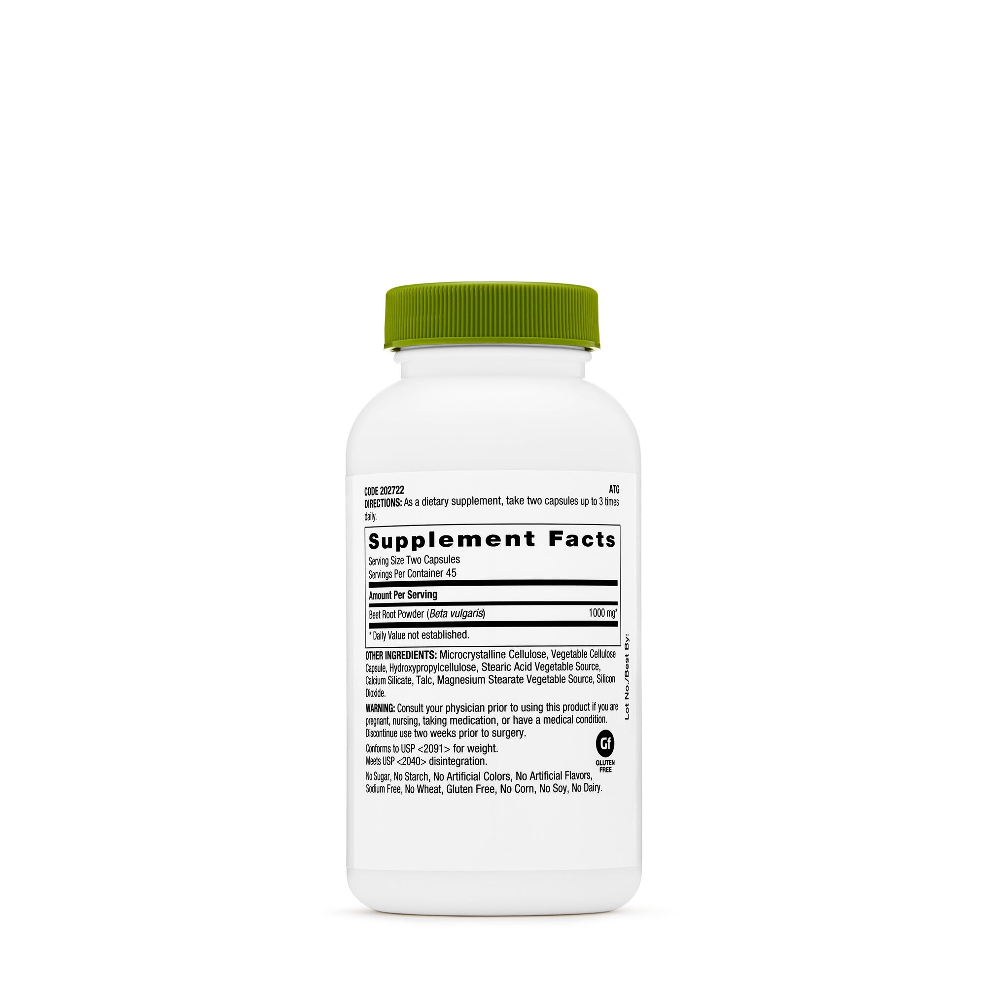 Radacina de sfecla rosie SuperFoods, 90 capsule, GNC