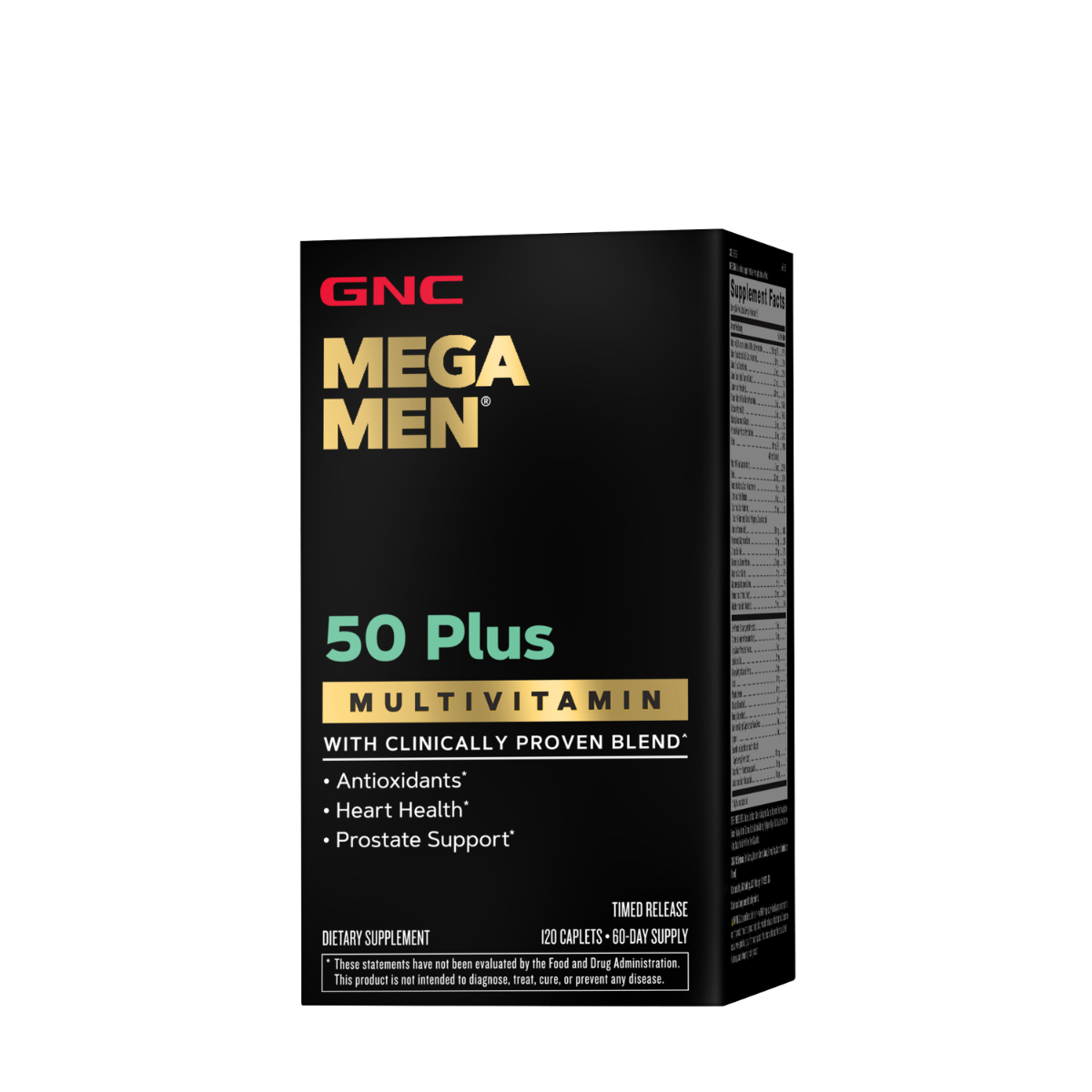Multivitamine pentru barbati Mega Men 50 Plus, 120 tablete, GNC