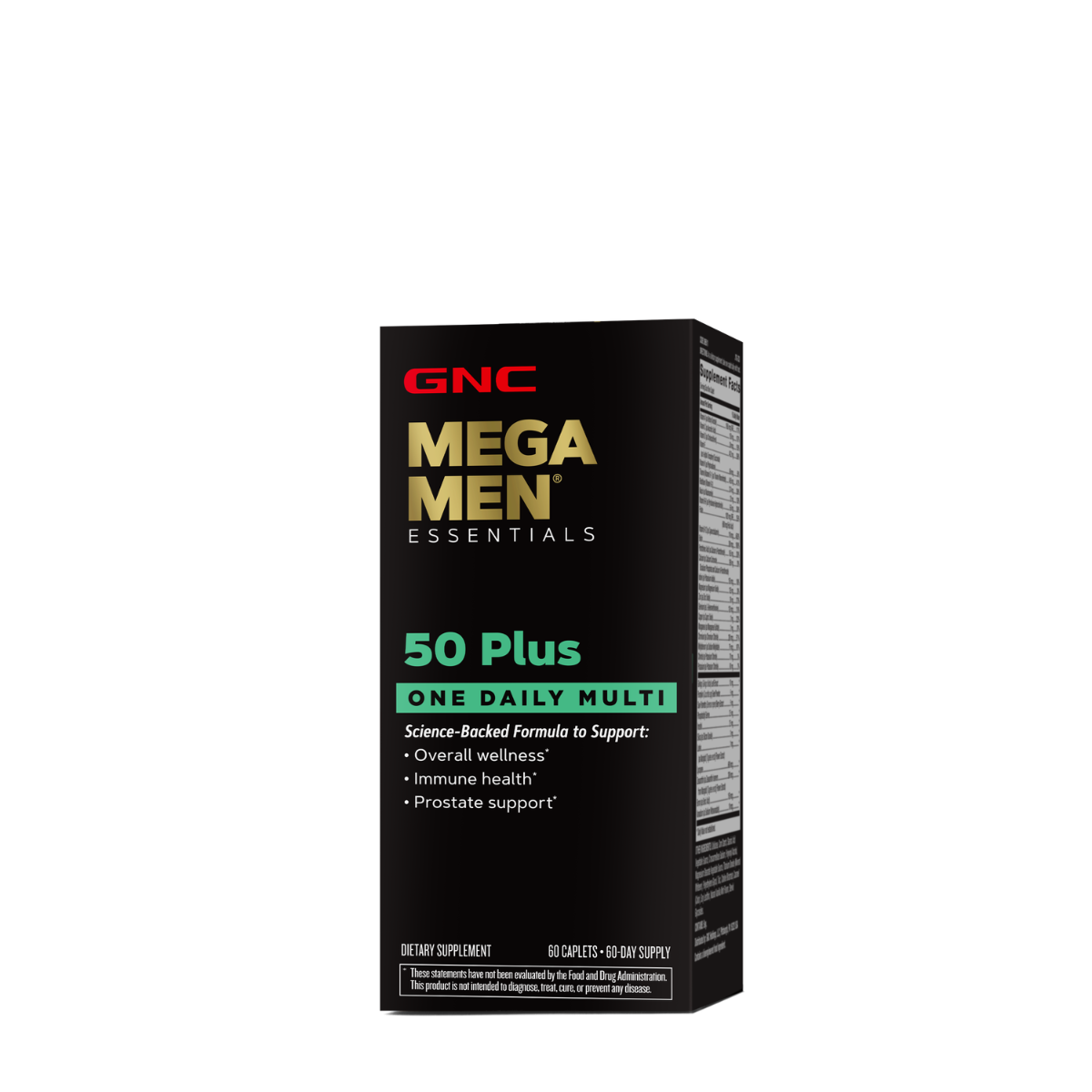 Multivitamine pentru barbati suport pentru ochi, inima si creier Mega Men 50 Plus, 60 tablete, GNC