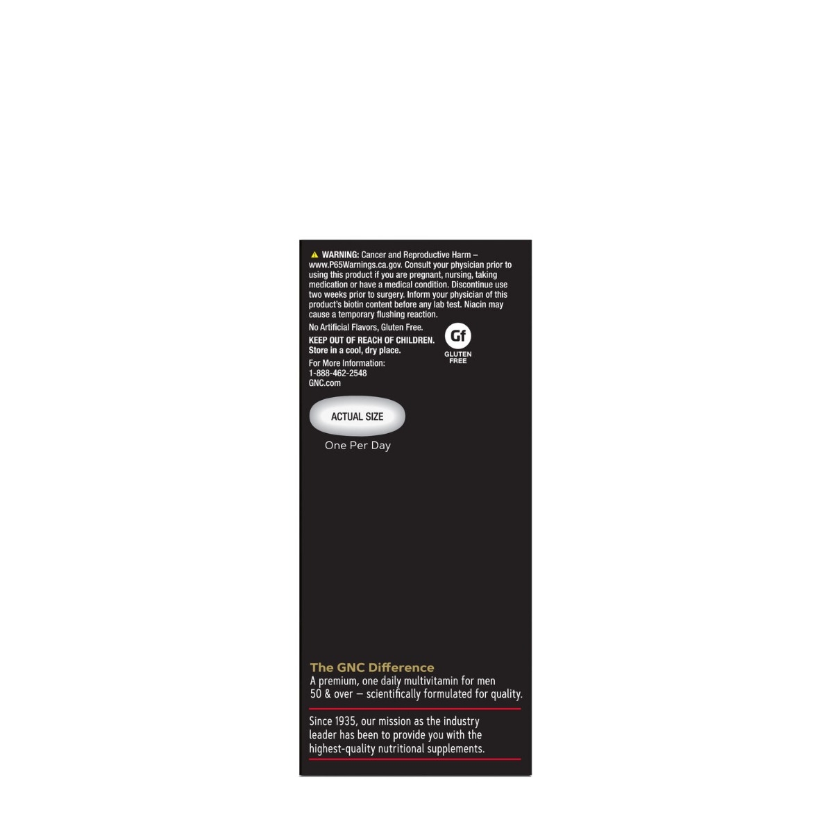 Multivitamine pentru barbati suport pentru ochi, inima si creier Mega Men 50 Plus, 60 tablete, GNC