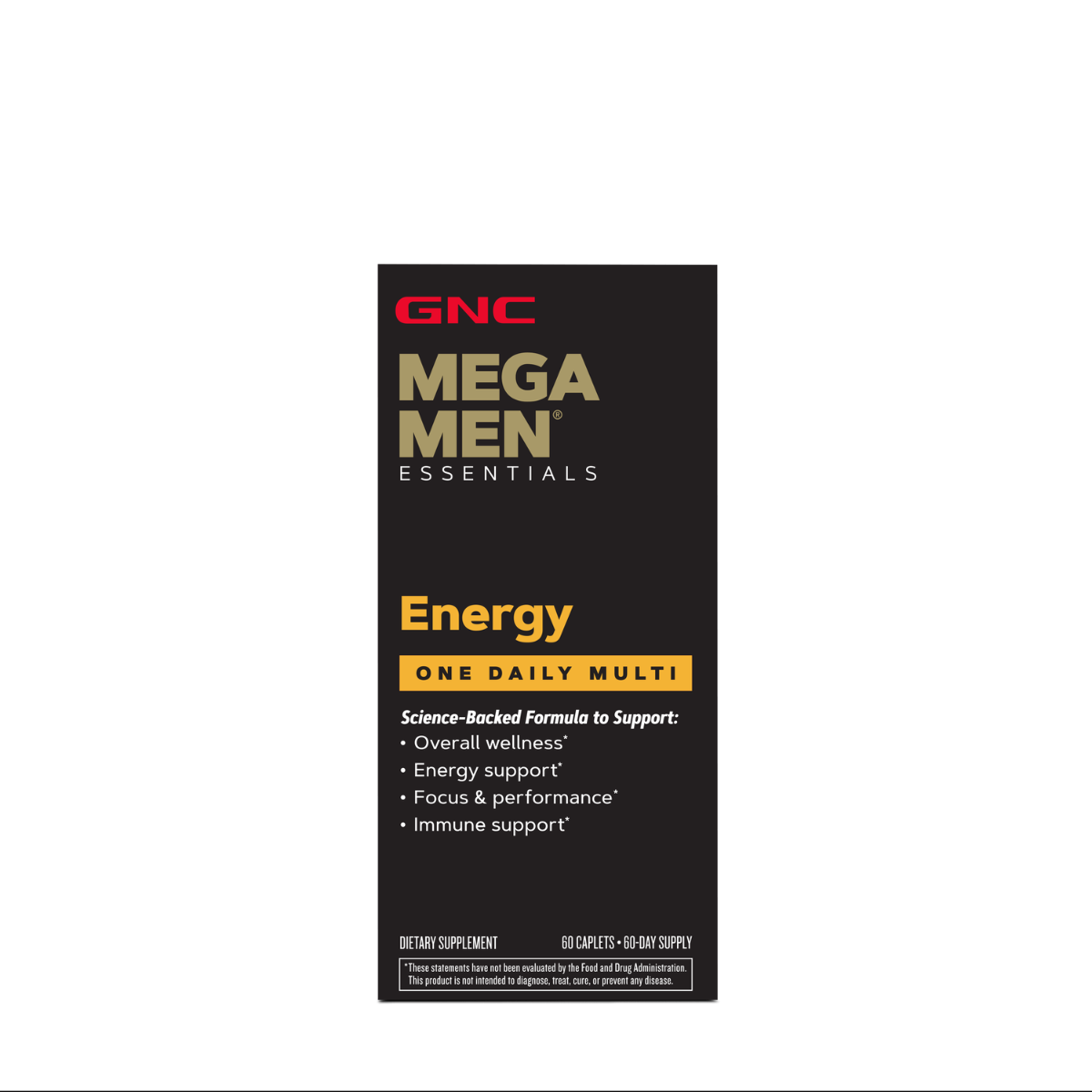 Multivitamine pentru barbati Mega Men Essentials Energy, 60 tablete, GNC