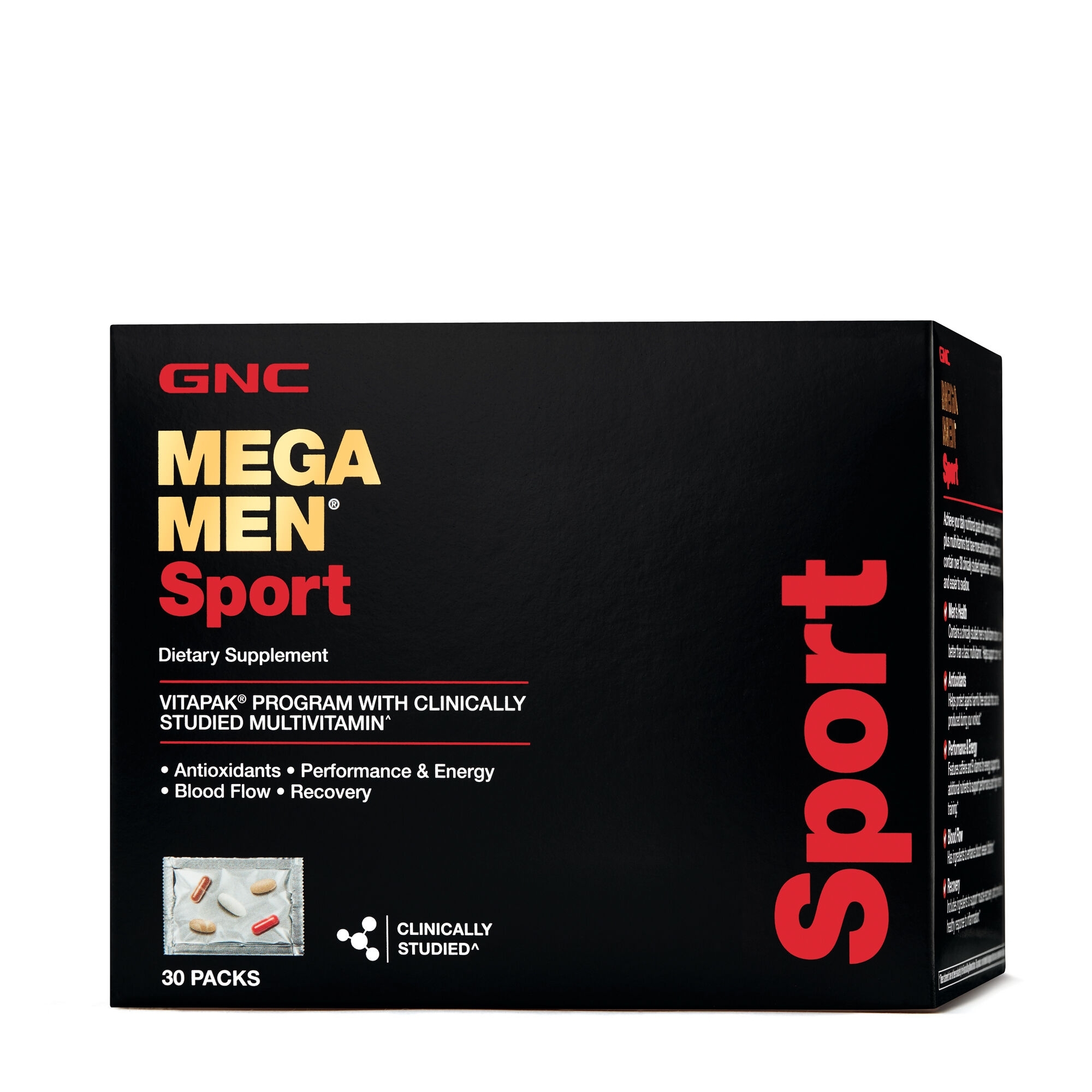 Multivitamine pentru barbati Mega Men Sport, 30 pachete, GNC