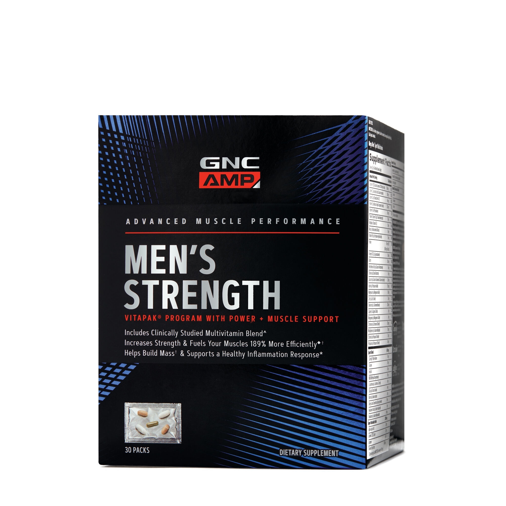 Formula pentru cresterea masei musculare AMP, 30 pachete, GNC
