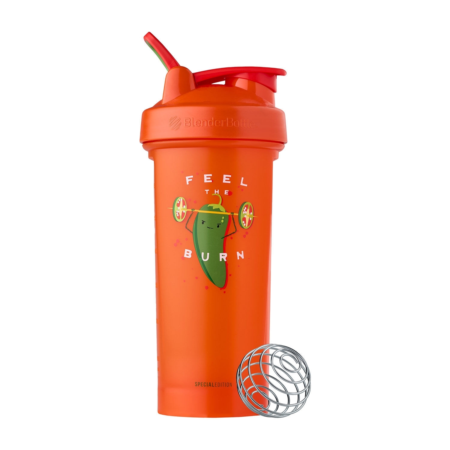 Blender Bottle shaker clasic, editie speciala jalapeno feel the burn, 800 ml