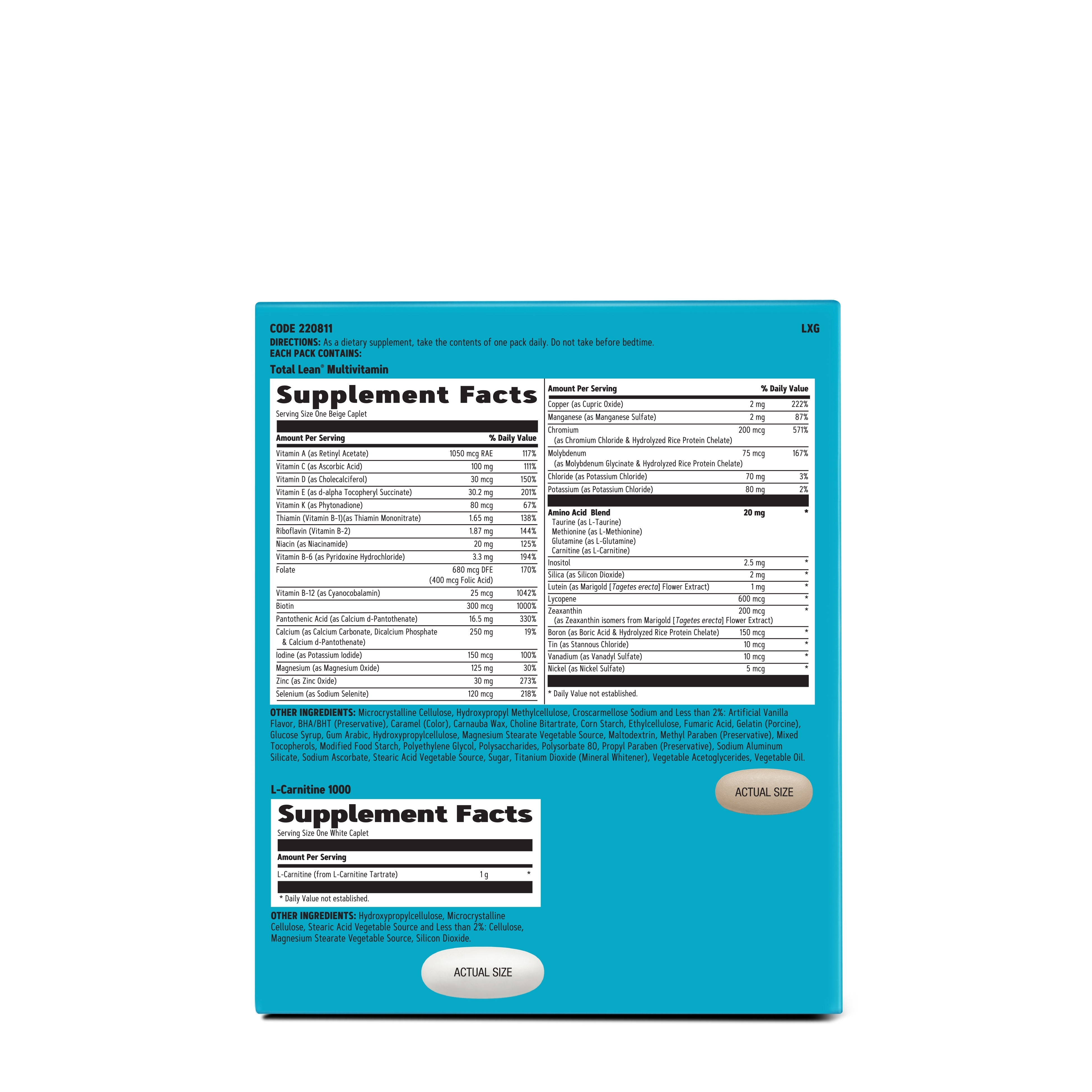 Program complet de slabit Total lean, 30 pachete, GNC