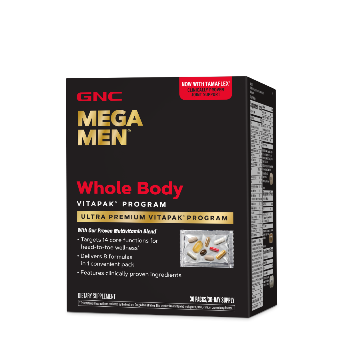 Multivitamine pentru barbati, Mega Men Whole Body, 30 pachetele, GNC