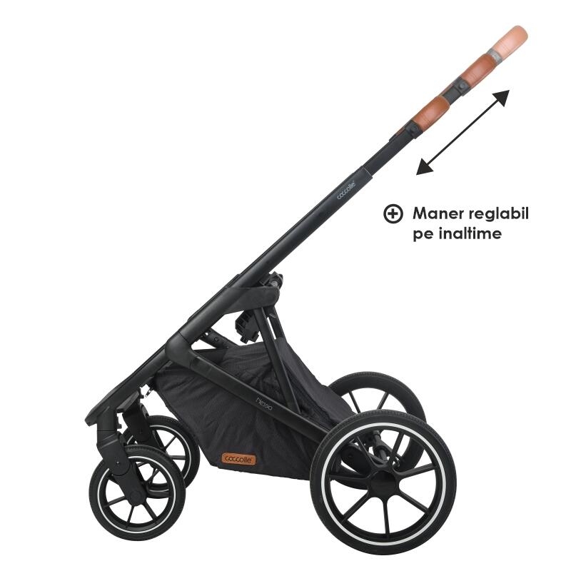 Carucior modular 2in1 Coccolle Nessia Lunar rock+Balansoar bebelusi C Velio Butternut