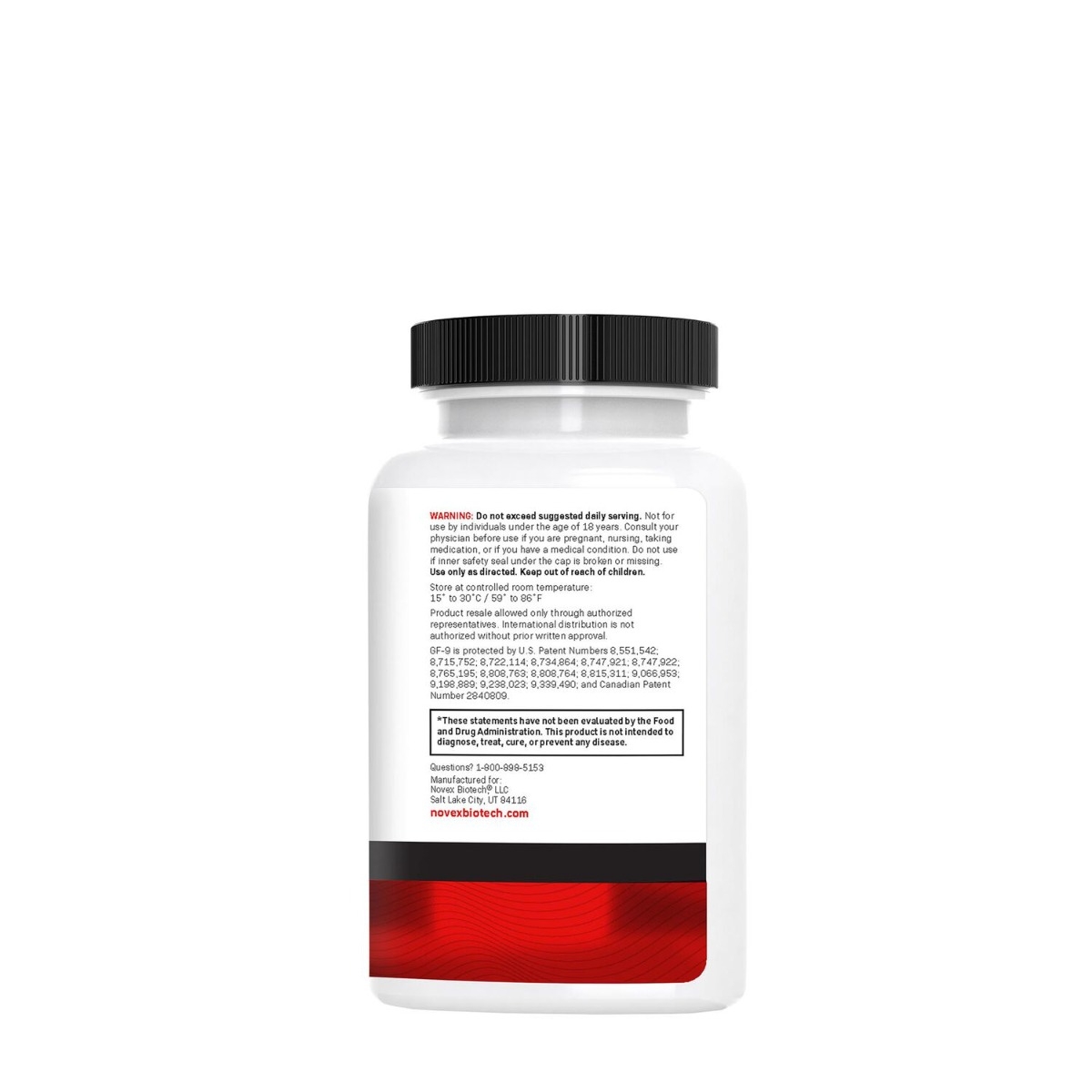 Formula pentru stimularea hormonului de crestere Novex Biotech GF-9, 120 capsule, GNC