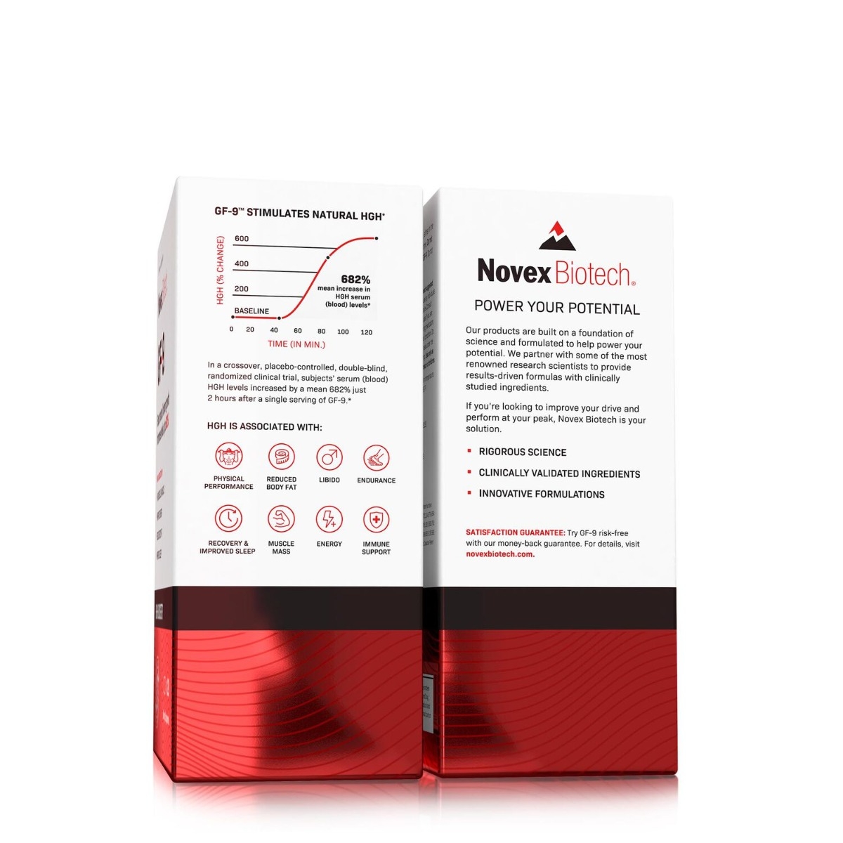 Formula pentru stimularea hormonului de crestere Novex Biotech GF-9, 120 capsule, GNC