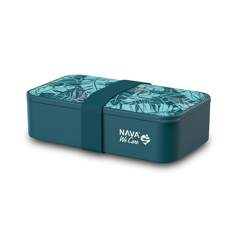 Lunchbox Nava We care 650ml albastru