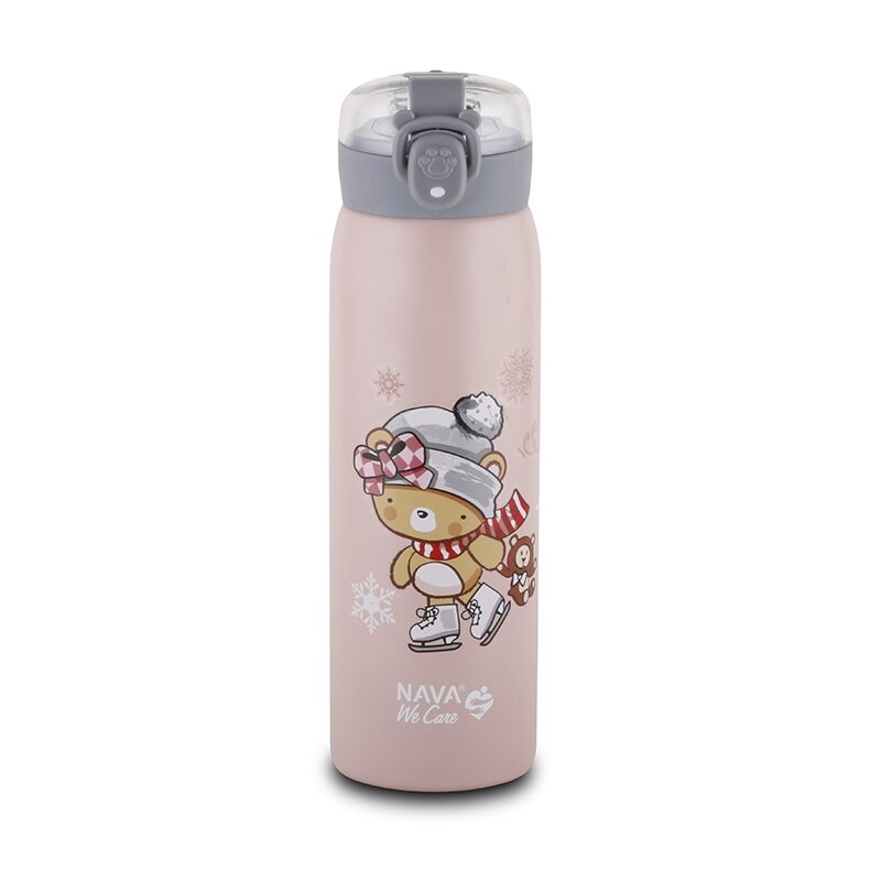 Sticla termoizolanta Nava We care 500ml roz